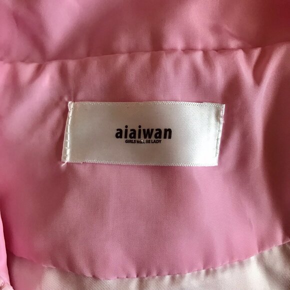 Aiaiwan 90s Pastel Colorblock Windbreaker Women's Small Pink - Picture 5 of 8